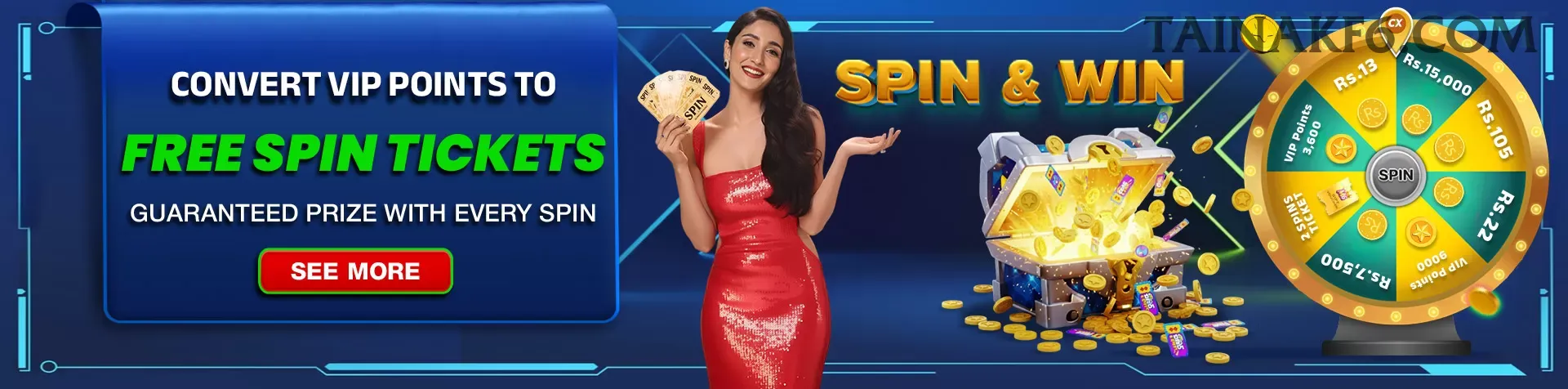 Cassino tainakf - mesas ao vivo e jogos